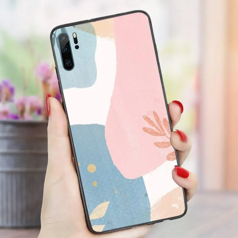 

Memphis textured art pattern Phone Case For Huawei honor Mate P 10 20 30 40 i 9 8 pro x Lite smart 2019 nova 5t