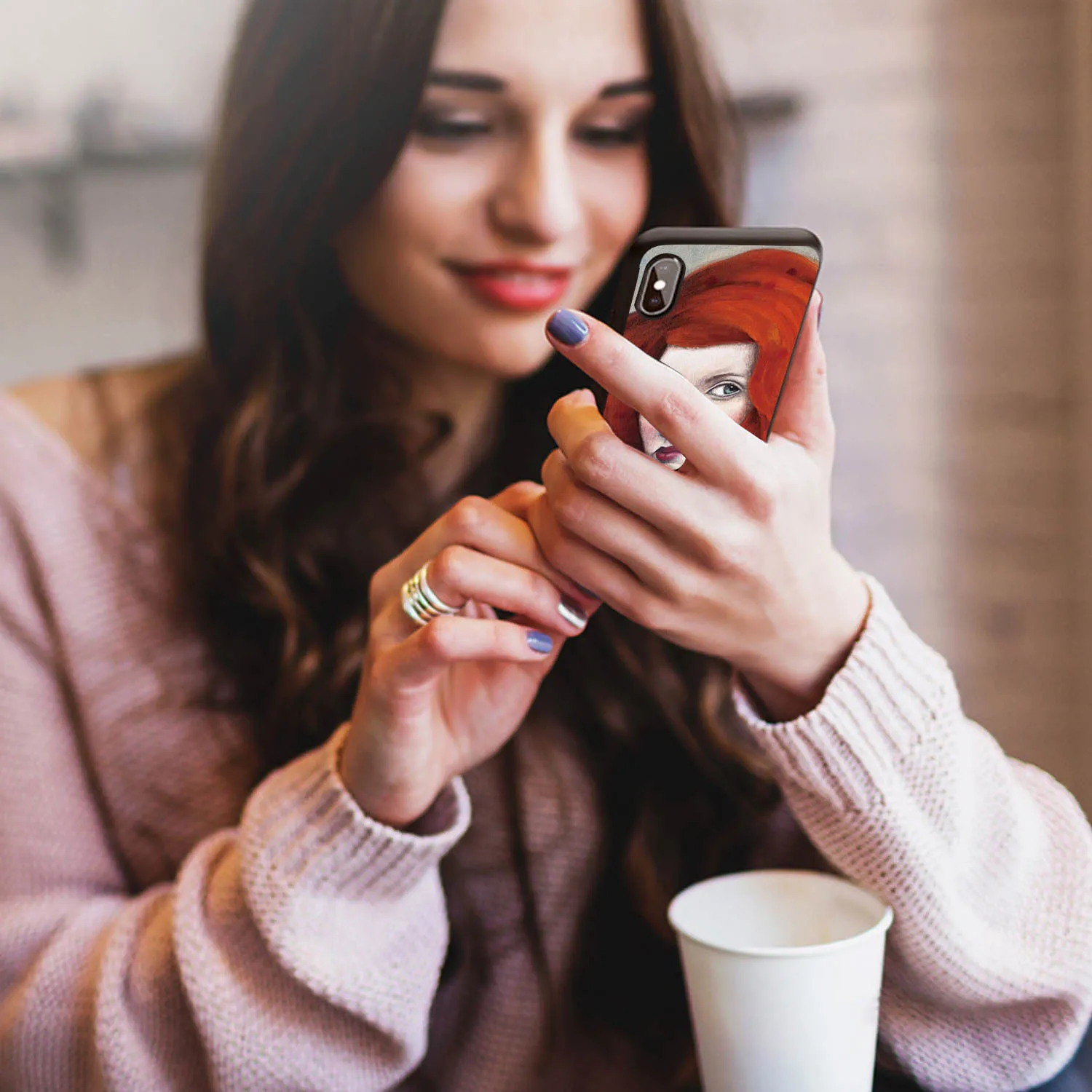 2021 модный подарок сделай сам фото чехол для телефона индивидуальная картина iPhone