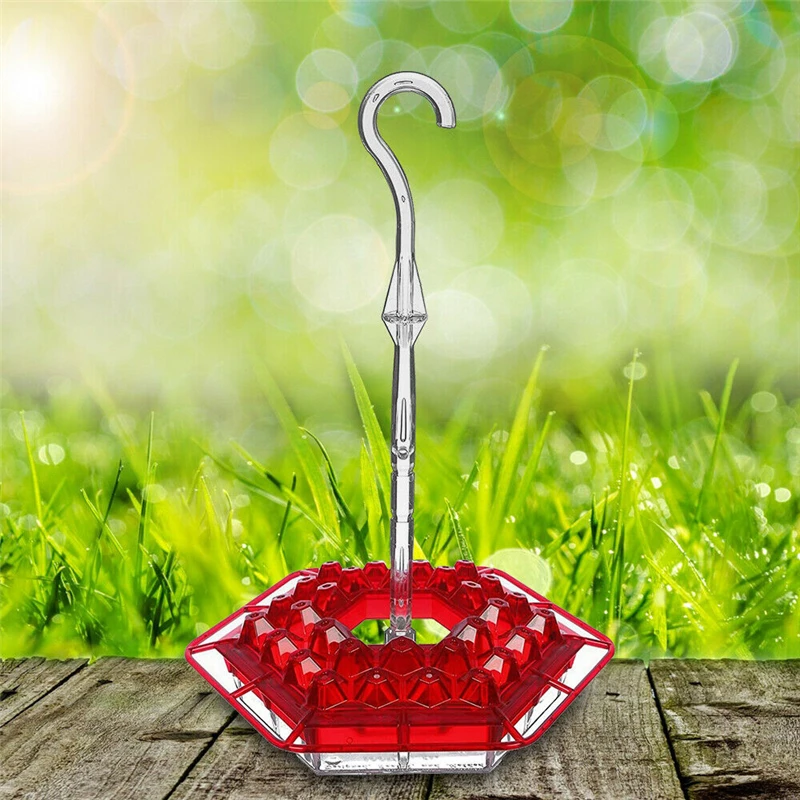 

Best Hummingbird Feeder with Perch And Built-in Ant Moat Birds Feeding Easy To Use Hummingbird Feeder Bird Feeding Pipe