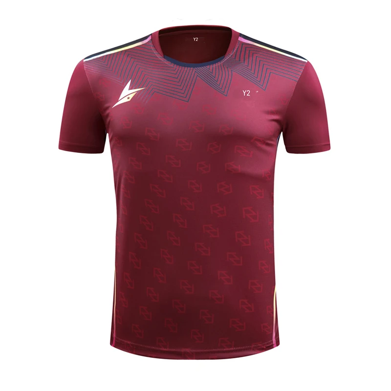 Women Badminton Quick Drying Breathable Lightweight Short Sleeve T Shirt Table Tennis Sportswear Men Training Suits Tops -40