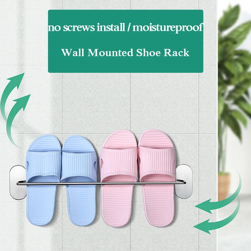 BUBM многофункциональная настенная полка для обуви прочные тапочки на высоком