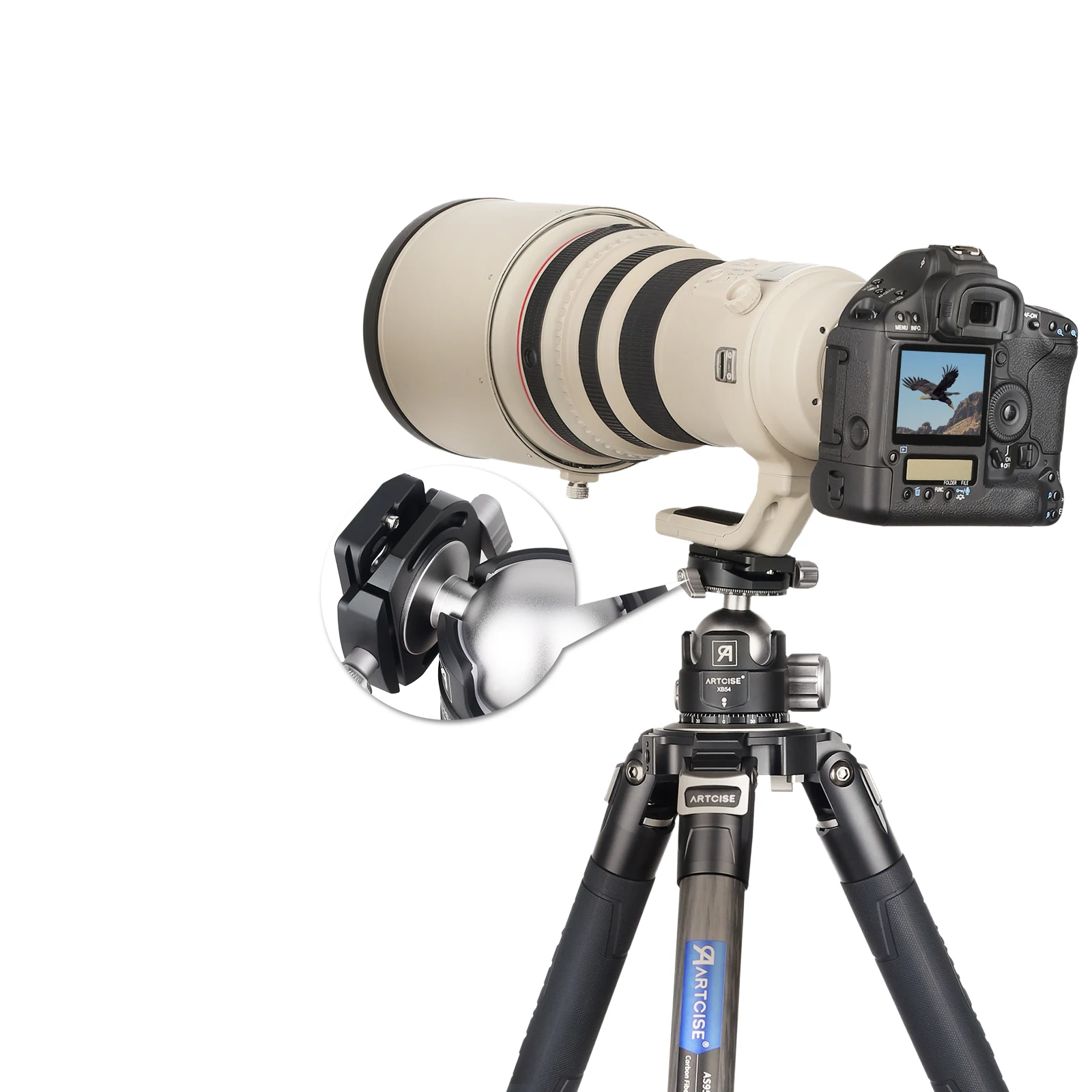 Профессиональная Большая 360-градусная Низкопрофильная головка штатива 54 мм