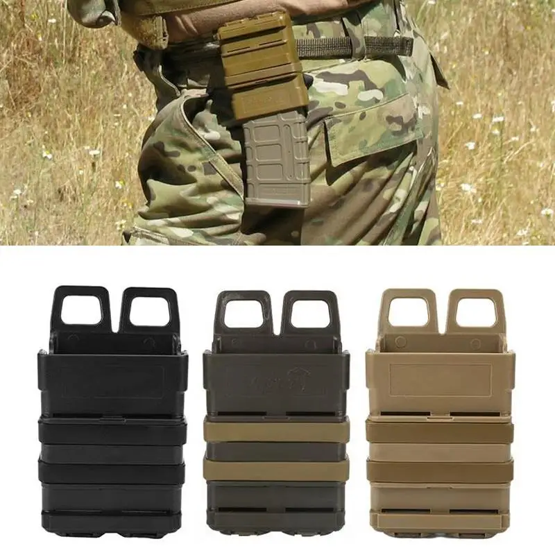 

Tactical FastMag 5.56 .223 Magazine Pouch Fast Mag Holster for MOLLE System