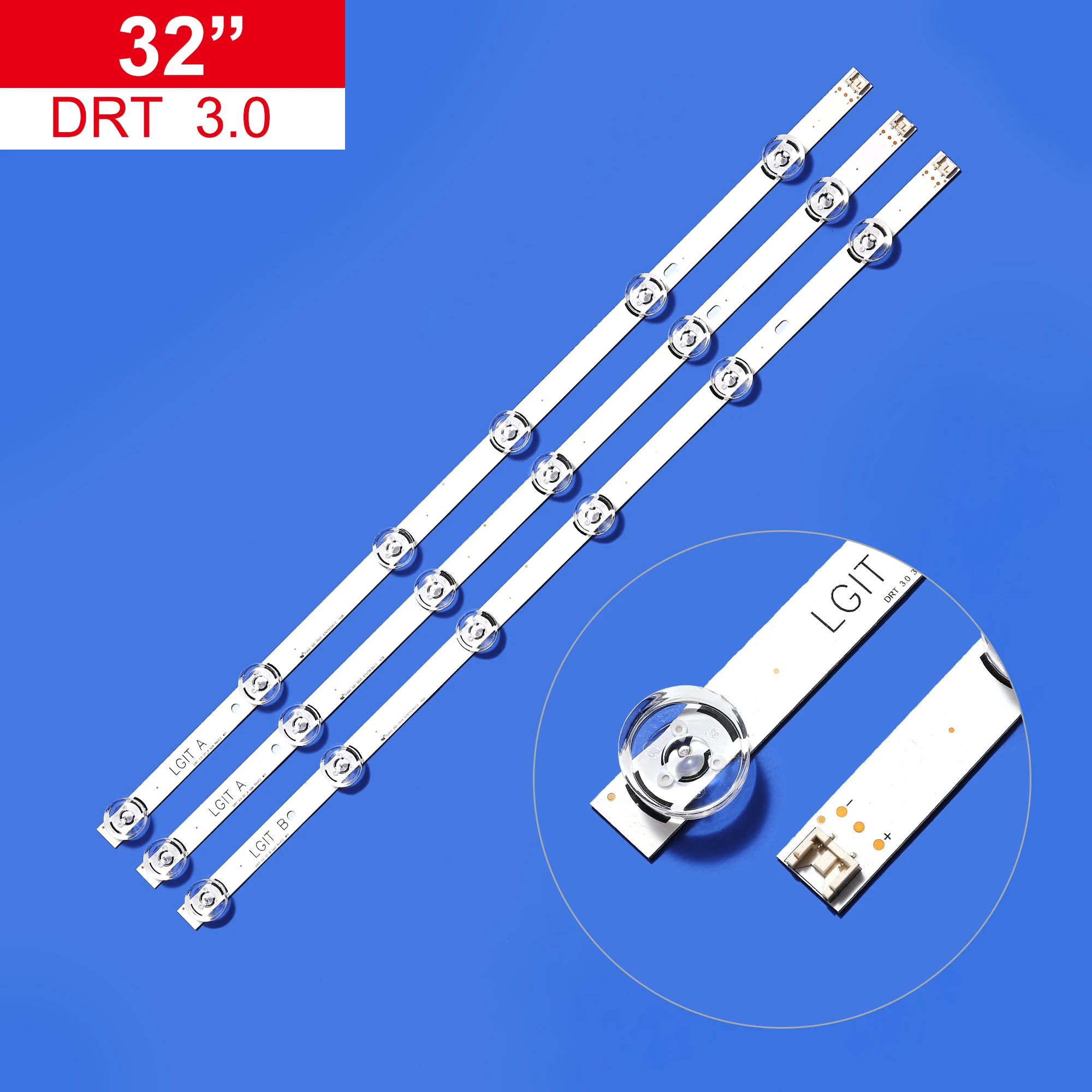 

10set=30PCS LED backlight srtip for LIG 32LB 32LB5700 32LF562V UOT A B 6916L-2223A 2224A WOOREE IT A B 6916L-1974A 1975A 1703A