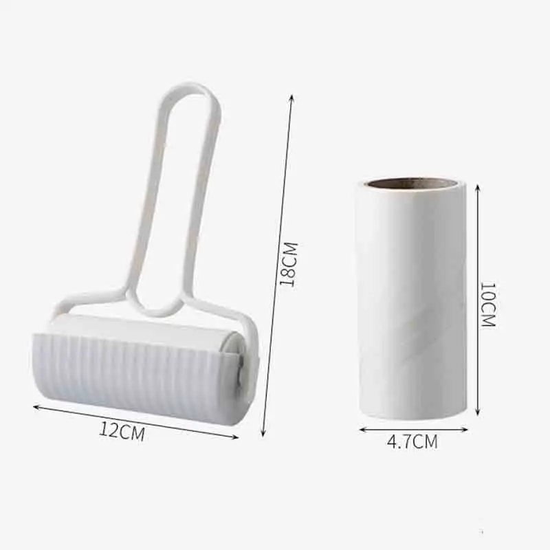 

Hair Applicator Sticky Clothes 1Pcs Multi Purpose Dust Remover Roller Style Fabric Fluff Brush Portable Detachable With Handle