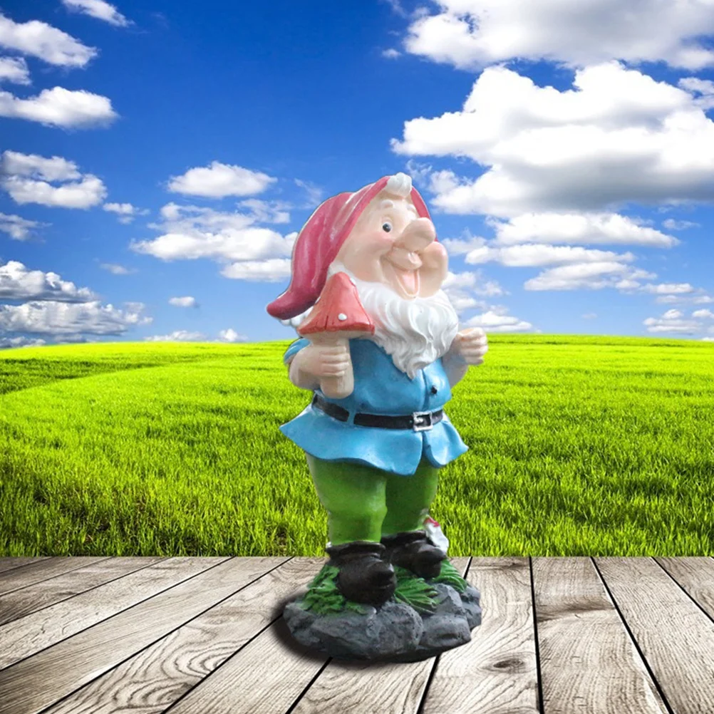 1 Pc Miniature Garden Gnome Elf Statue Mini Ornament | Дом и сад
