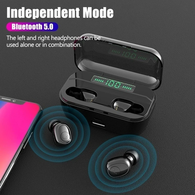 3500 мАч Bluetooth 5 0 наушники 8D HIFI TWS CVC8.0 шумоподавление беспроводные наушники|Наушники