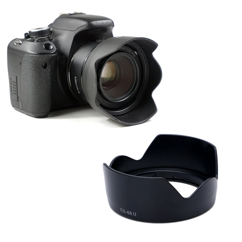 ES 68 II байонет объектива бленда для USM Canon EF 50 мм f/1 8 STM объектив лепесток|Крышки