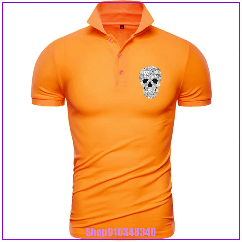 Новое поступление Футболка Поло Мужская хлопковая футболка с надписью Love