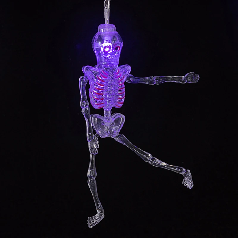 

Mini Led Light Skeleton Shape Lights LED 4 Colors Halloween Party Decoration