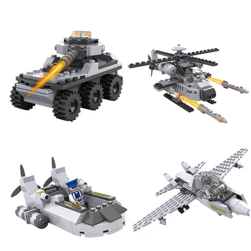 732 штук военный спецназ летательный аппарат Карри строительные блоки кирпичные