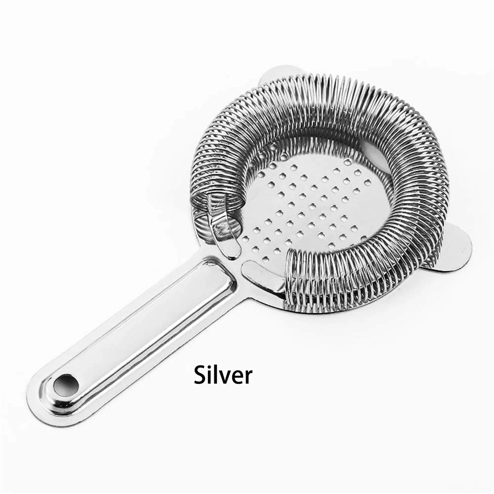 Ситечко из нержавеющей стали Hawthorne с 2 зубцами 6,5"(L) 3,78" - Цвет: Silver