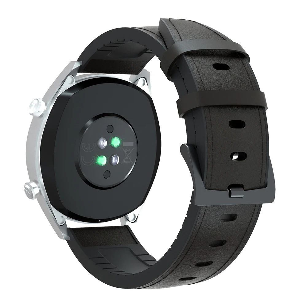 Ремешок кожаный для Huawei Honor Magic 2 / gt 42 мм сменный Браслет смарт часов Gear S2 20
