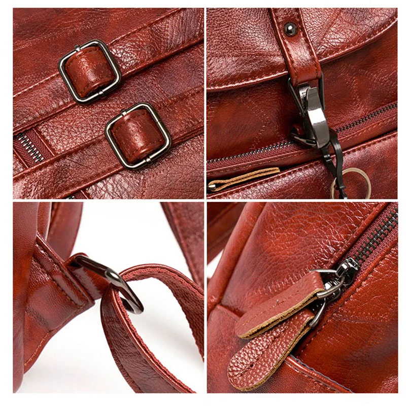 

Luxury Women Backpack Classic Female Shoulder Bag Teenage Girl School Bags 100% Genuine Leather Ladies Travel Backpack Sac A Dos