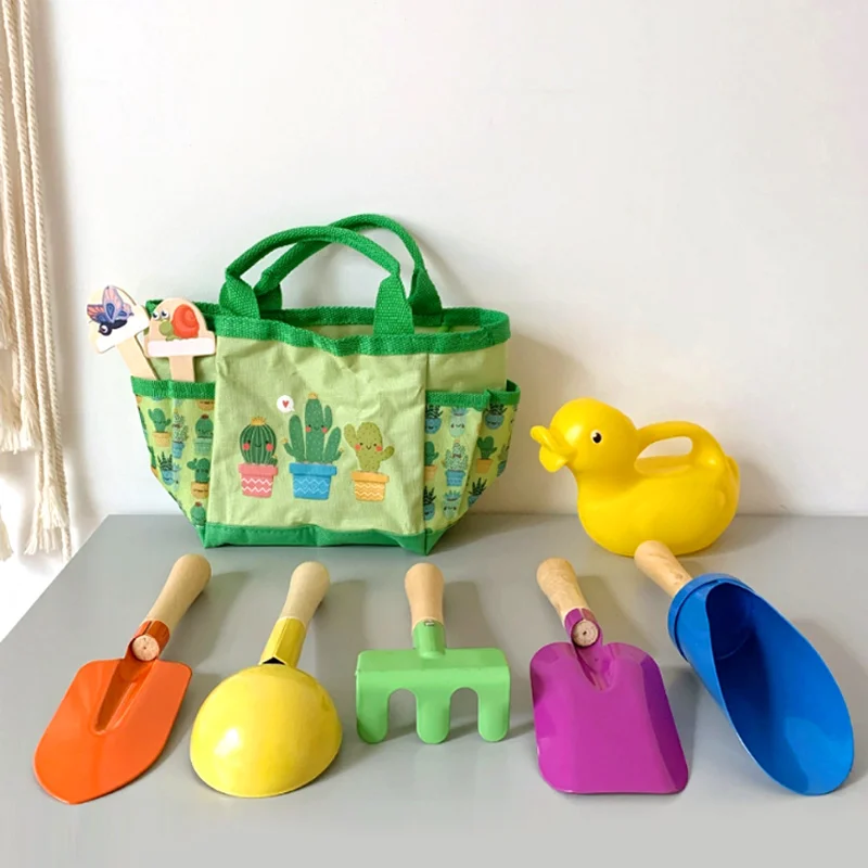 

Игрушечные мини-растения для детей, 9 шт., металлическая деревянная ручка