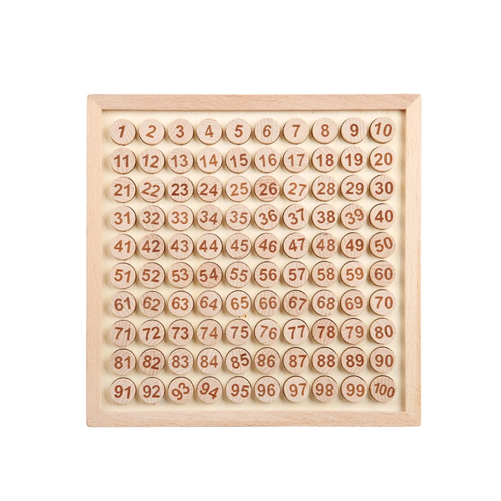 

Wooden 1-100 Number Cognitive Game Children's Mathematical Addition Subtraction Multiplication And Division Toys Education Toys