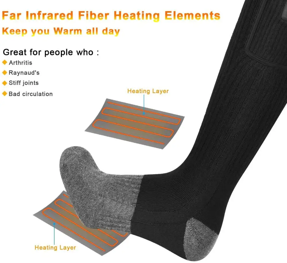 Носки с подогревом Спасителя унисекс 2021| |