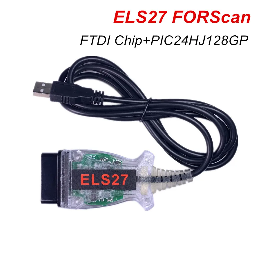 10 шт./лот DHL бесплатно лучший ELS27 FORScan работает для Fo rd/Ma zfa/Lin coln/Mer cury ELS 27 сканер