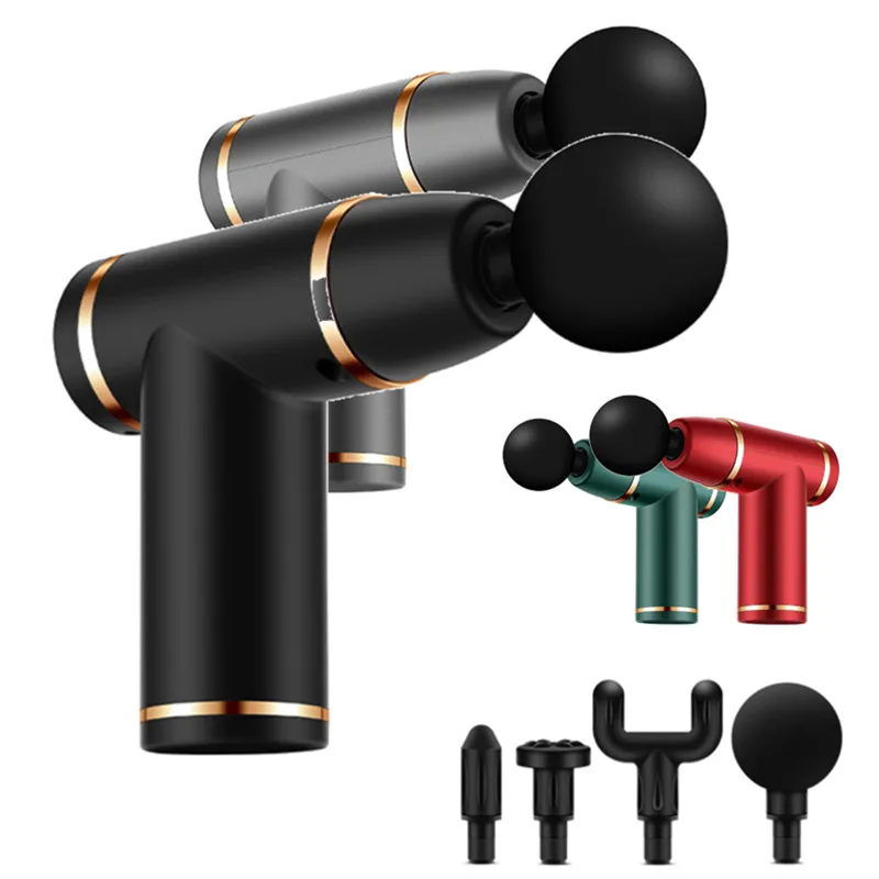 

2021 Massage Gun Deep Tissue Percussion Muscle Massager for Pain Relief 8 Speeds USB Recharge Fascia Gun Electric Body Massager