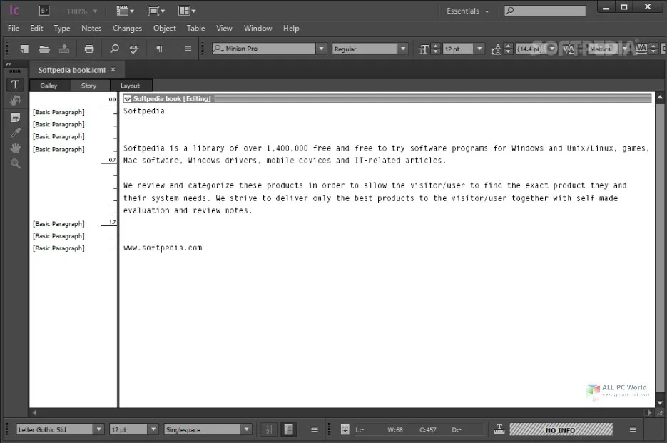 

Software InCopy CC 2019 Typesetting And Editing Software Lifetime License Win/Mac