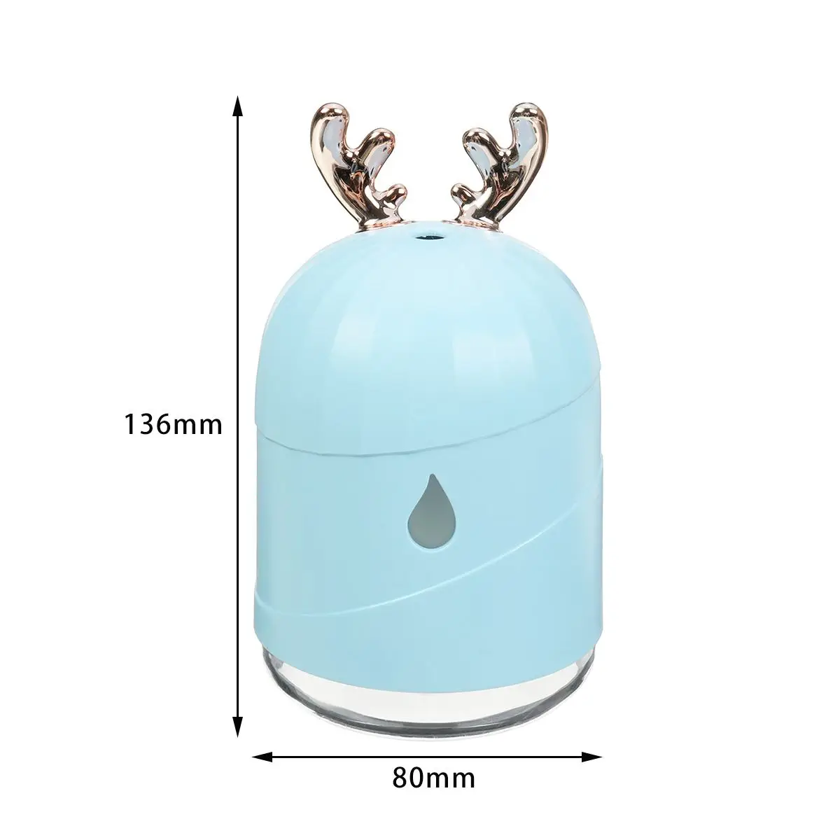 

200ML USB Air Humidifier Ultrasonic Aroma Diffuser Home Car Air Freshener Purifier humidificador With LED Light