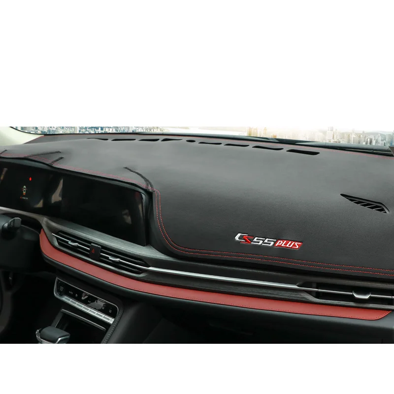 Противоскользящий коврик для приборной панели автомобиля из волоконной кожи