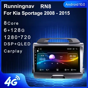 4G LTE Android 10,1 для KIA Sportage 2009, 2010, 2011, 2012-мультимедийный стерео, автомобильный DVD-плеер, навигация, GPS-радио