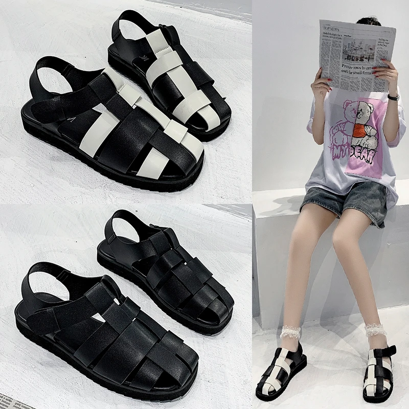 

Летние 2021 новые модные повседневные римские туфли мягкие удобные женские сандалии