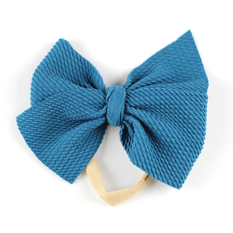 Большой растрепающий нейлоновый бант для детей тонкая нейлоновая повязка на