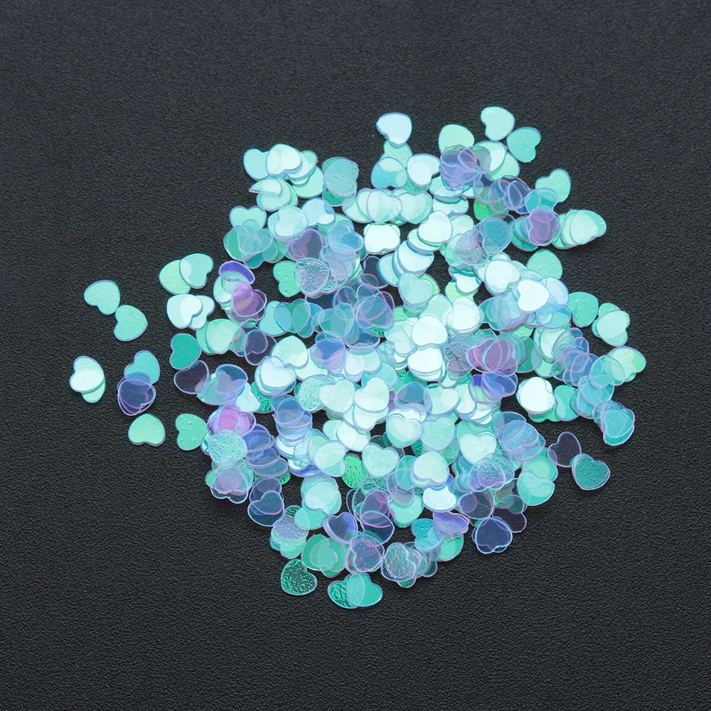 1 мешок 3 мм полимерные наполнители свободное любовное сердце с блестками