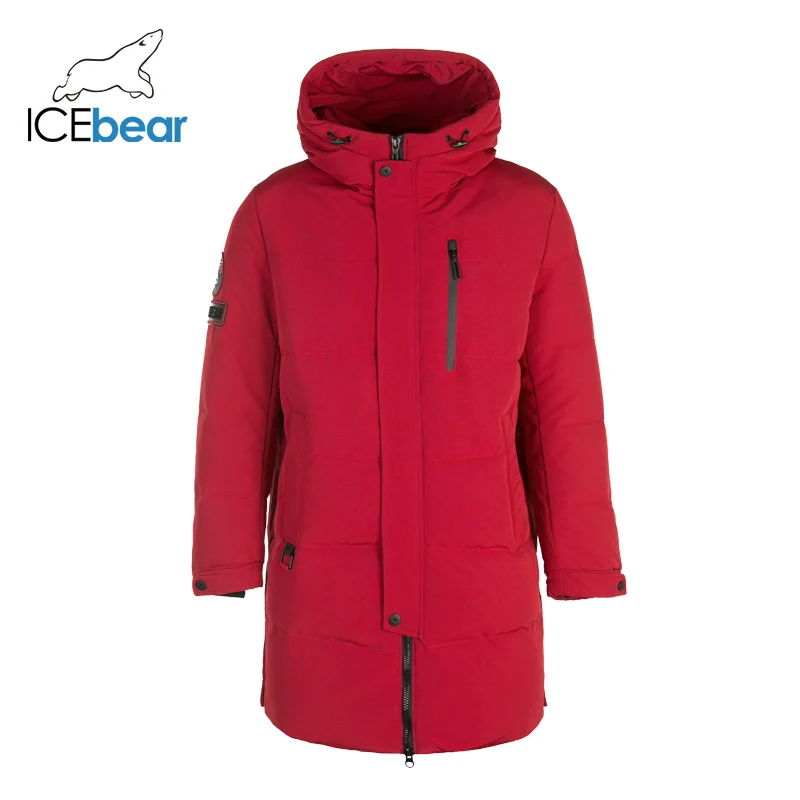 ICEbear 2019 новый мужской пуховик высокого качества Мужская теплая одежда брендовая