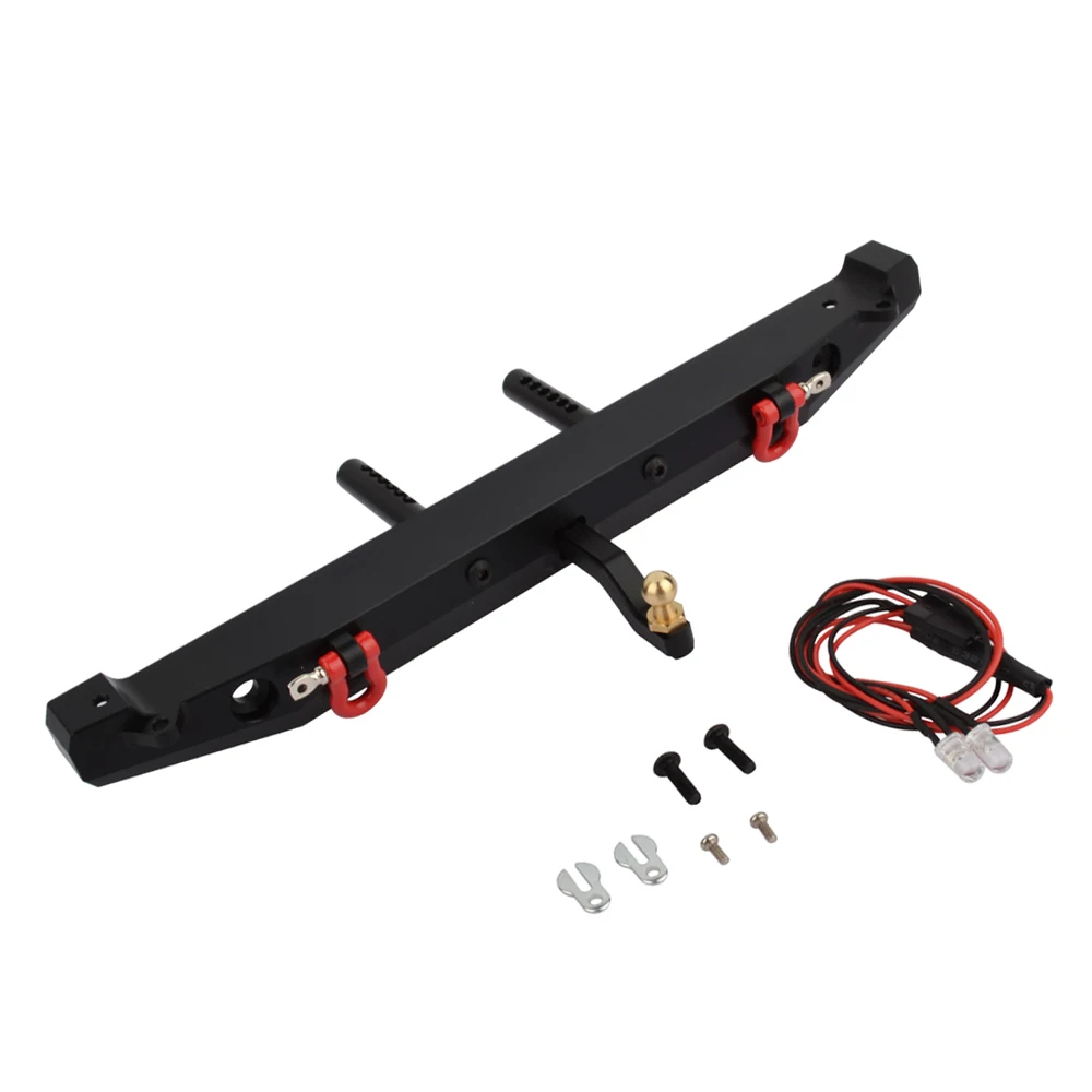 TRX4 Aluminum Alloy Rear Bumper with D-rings for 1/10 RC TRAXXAS TRX-4 Upgrade Parts | Игрушки и хобби