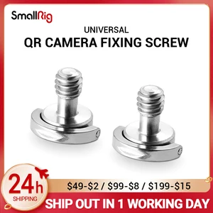 D-образный вал SmallRig с D-образным кольцом, винтовой адаптер, резьба 14 дюйма для штатива камеры, БЫСТРОРАЗЪЕМНАЯ пластина Qr (комплект из 2 шт.)-0838