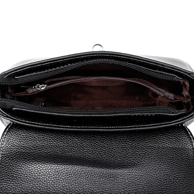 

Women's Solid Color PU Leather Clamshell Shoulder Bag Chain Small Square Tote Bags Female Elegant Designer Crossbody Bags Sac