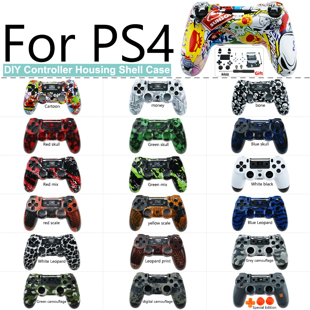 Сменный Чехол с лицевой панелью для PS4 DIY чехол ремонта контроллера dualshock 4 Playstation