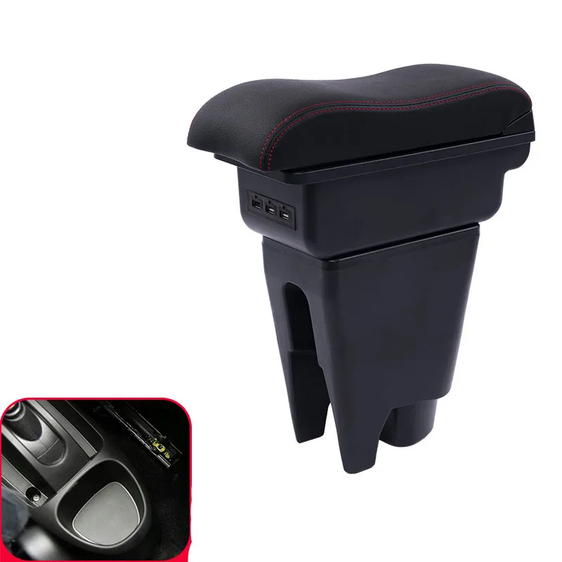 Подлокотник для BYD F0 с usb зарядкой двухслойный Центральный держатель хранения