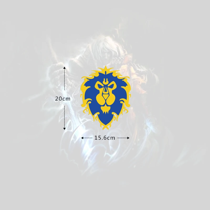 Автомобильная наклейка World of Warcraft Автомобильная наклейка для племенного логотипа Union Badge WOW задняя декоративная наклейка на окно - Название цвета: E