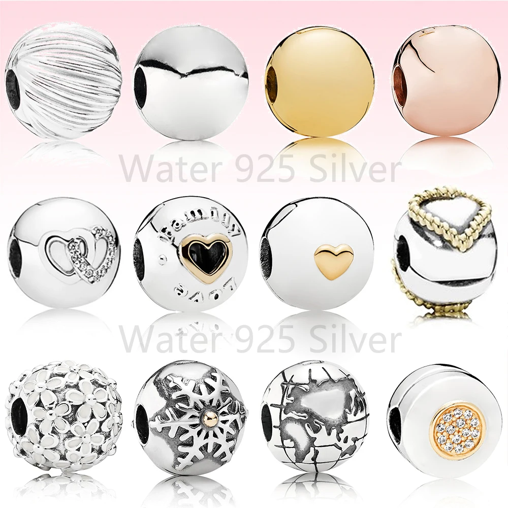 

Новинка 2021, классический браслет из серебра 925 пробы с логотипом розы, семейное и романтическое сердце, зажим, оригинальное ювелирное издели...