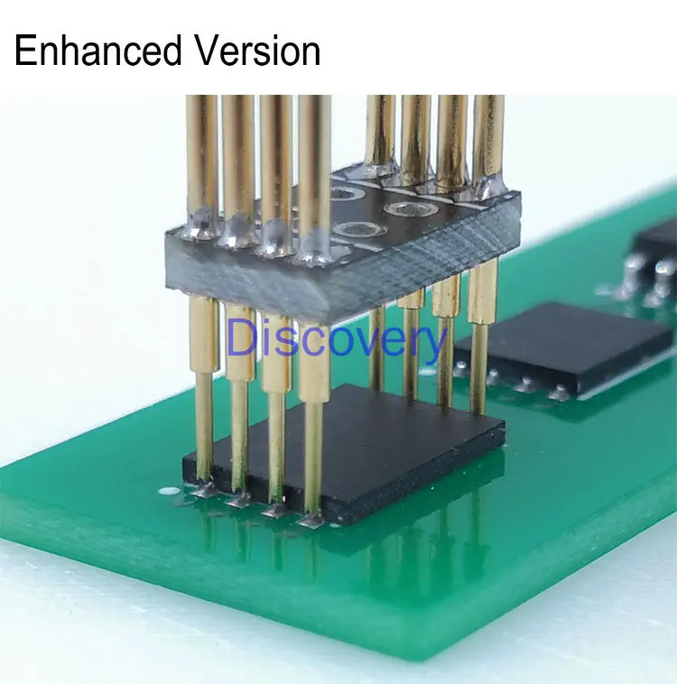 Тестовый зонд для сгорания Pogo Pin 1 27 Chip SOP WSON SOIC VSOP SPI FLASH 8P с кабелем 30 см|Запчасти
