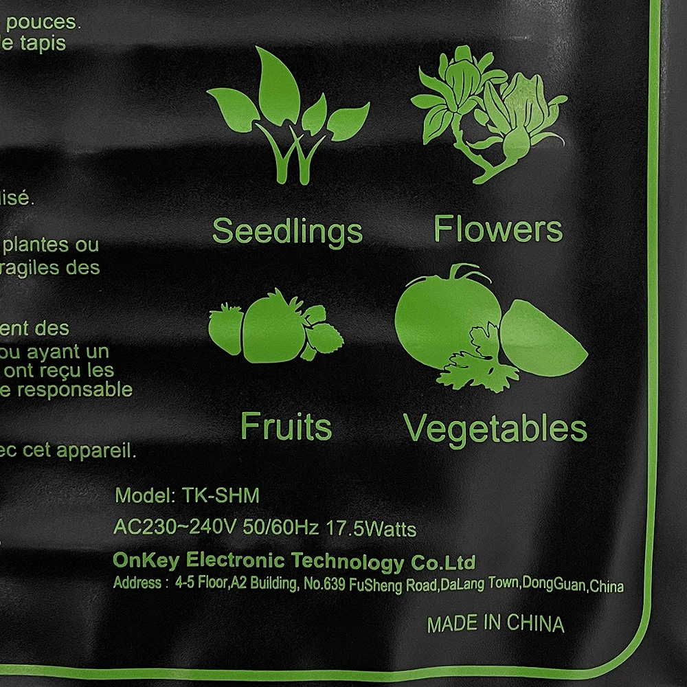 Коврик для прорастания семян растений 50 х25 см 220 В