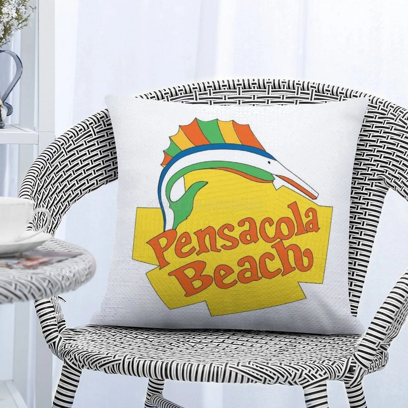 Пляжный Чехол на подушку с пайетками 40 х40 см | Дом и сад