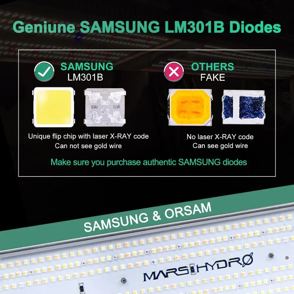 Распродажа! Светодиодная лампа полного спектра Mars Hydro SP 3000 6500 Samsung LM301B для
