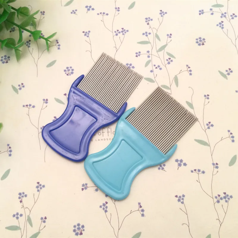 Расческа из нержавеющей стали волосы вошь расческа щетки Терминатор мелкое яйцо