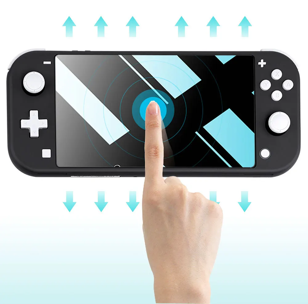 Закаленное стекло Geekshare для Nintendo Switch Lite 0 33 мм 9H защиты экрана Asahi Защитная пленка NS