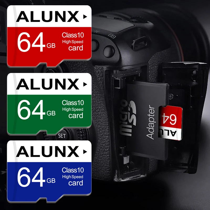 SD карта 128 ГБ высокоскоростной слот для карт памяти 64 мини карты microSD флеш