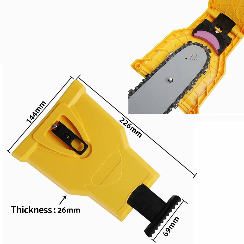 Точилка для зубов бензопилы портативная прочная легкая Мощность ОСТРЫЙ стержень