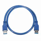 USB 3,0 кабель для передачи данных, USB-кабель, высокоскоростной кабель типа папа-папа, 0,6 м, Удлинительный Кабель AMAM, двойная головка AM-AM