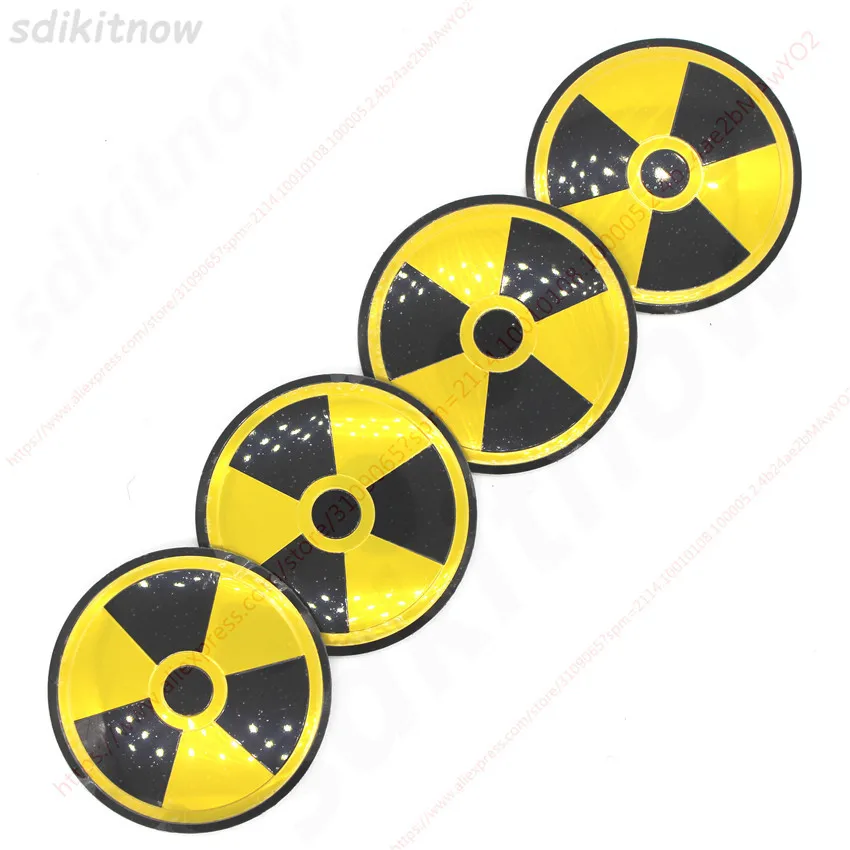 Новая наклейка с предупреждением о ядерном излучении колпачки на ступицу колеса