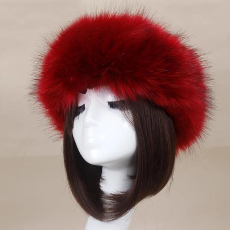 

HT3446 Winter Hat Women Headwear Ladies Warm Faux Fur Hat Female Skullies Beanies Fashion Winter Beanie Hats for Women Beanies