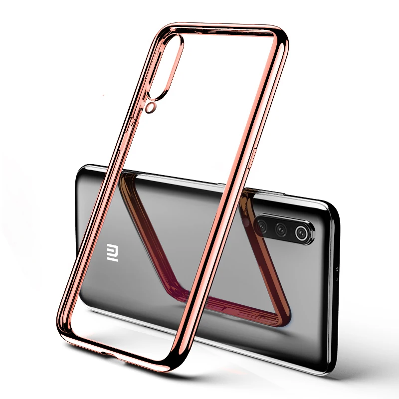 RosGod Роскошный чехол с 3D лазерным покрытием для Xiao mi 9 mi 9 SE 9T Pro mi A3 Lite Red mi Note 8 7 K20 Pro 7A 8A прозрачный мягкий чехол из ТПУ - Цвет: RosGod